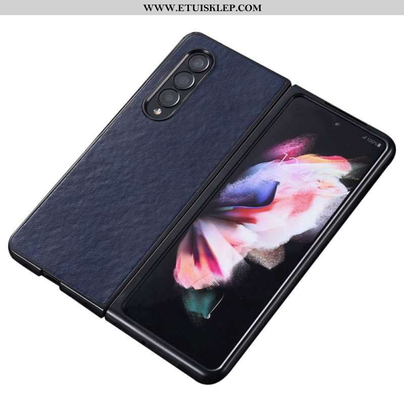 Etui do Samsung Galaxy Z Fold 4 Nylonowa Tekstura Ze Sztucznej Skóry